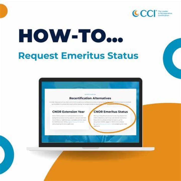 What is Cnor emeritus status?