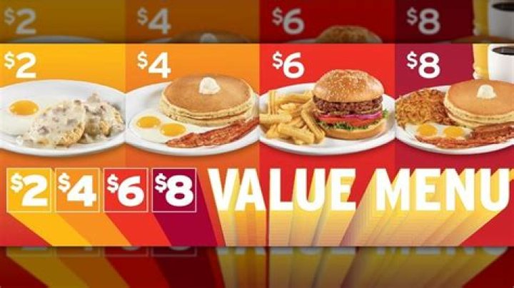 What is Denny’s value menu?