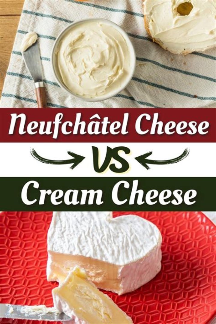 What is difference between Neufchatel cheese and cream cheese?
