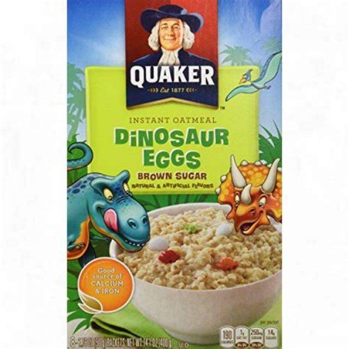 What is dinosaur egg oatmeal made of?