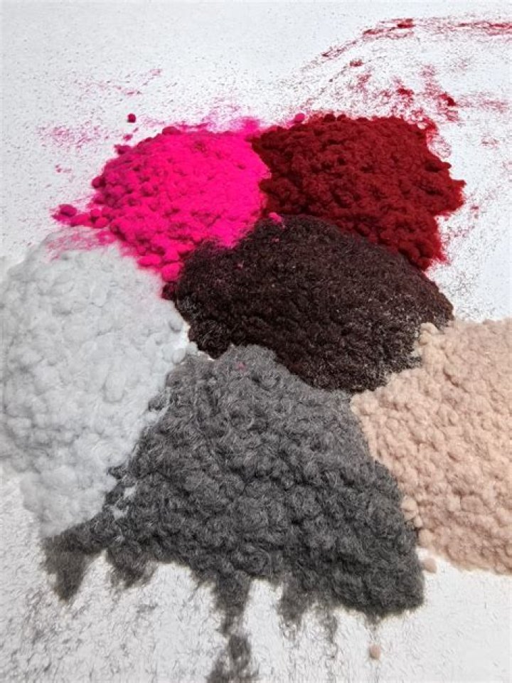What is flocking powder made of?