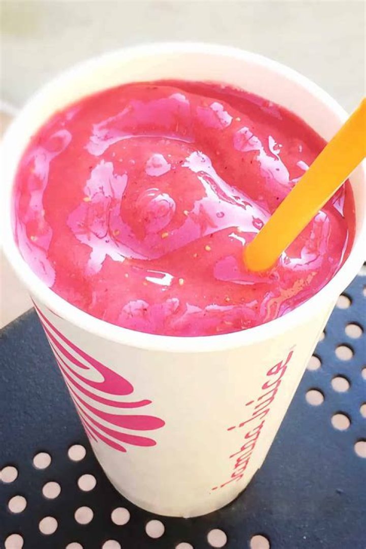 What is in a blue gummy Jamba Juice?