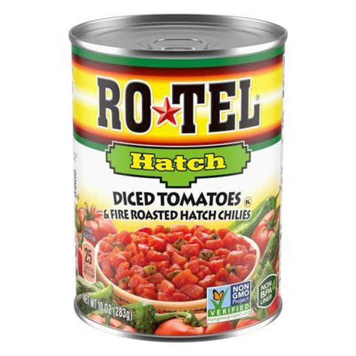 What is in a can of Rotel tomatoes?