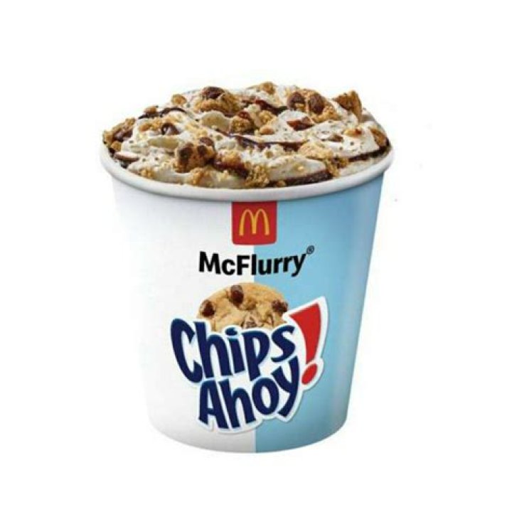 What is in a Chips Ahoy McFlurry?