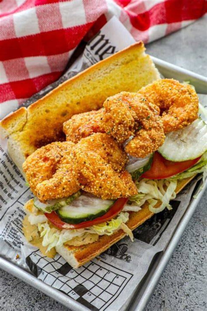 What is in a po boy sandwich?