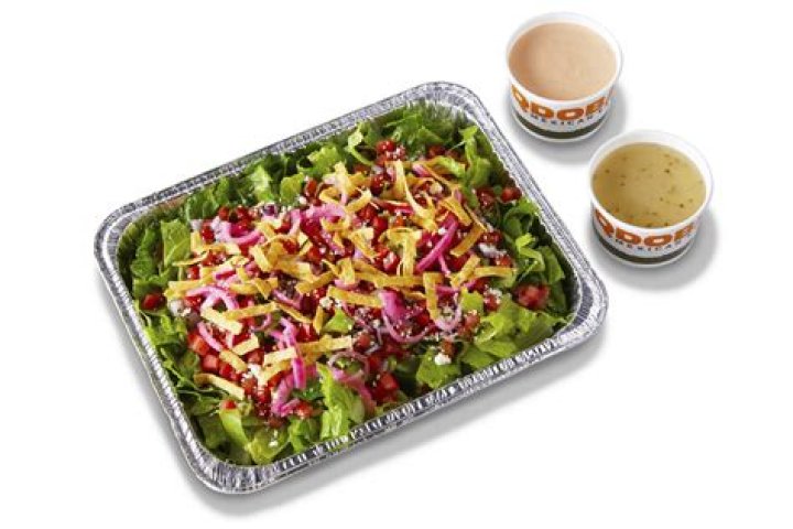 What is in a Qdoba salad?