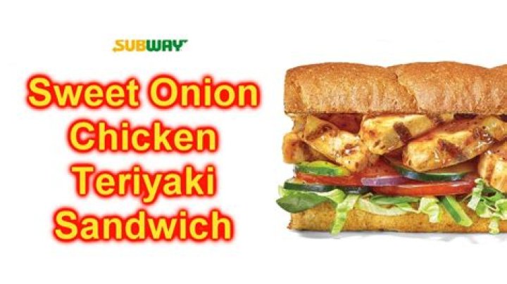 What is in a sweet onion chicken for Subway?
