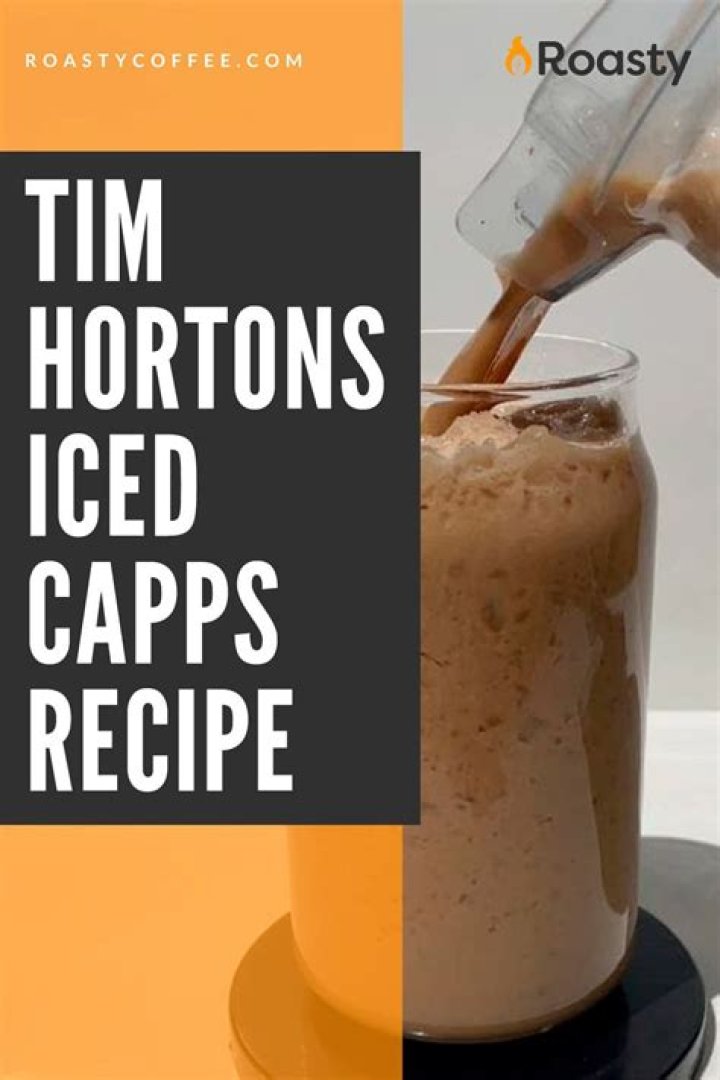 What is in a Tim Hortons Iced Capp?