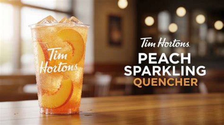 What is in a Tim Hortons Peach quencher?