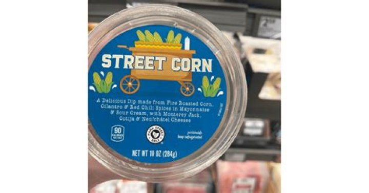 What is in Aldi Street Corn dip?