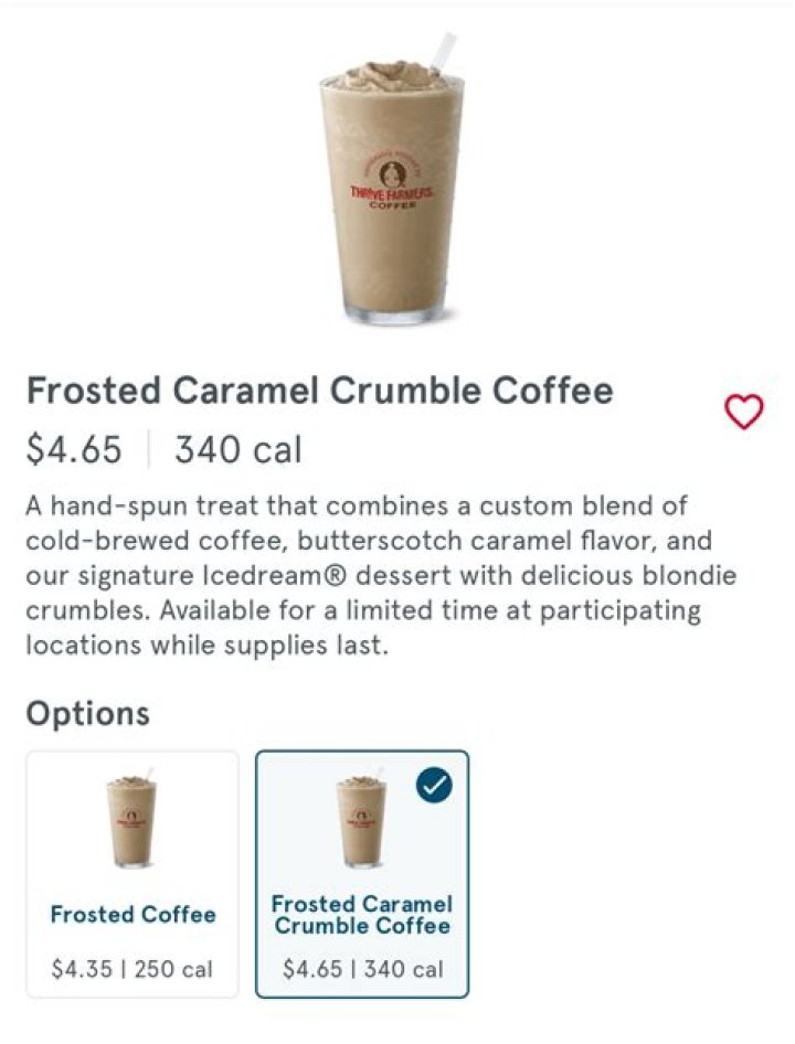 What is in Chick-fil-A frosted caramel coffee?