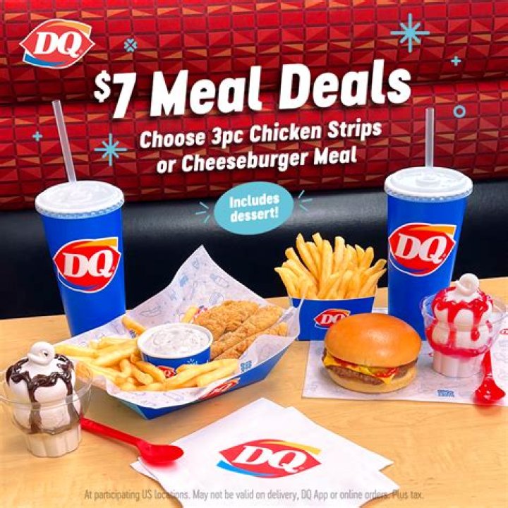 What is in the $7 meal deal Dairy Queen?