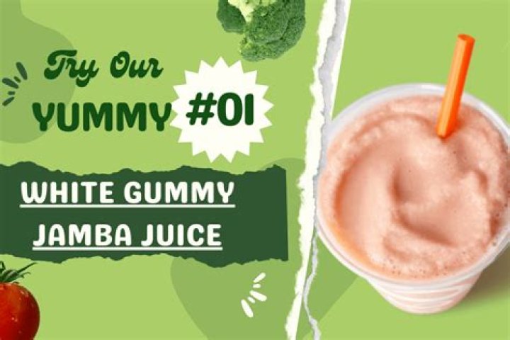 What is in the red gummy Jamba Juice?