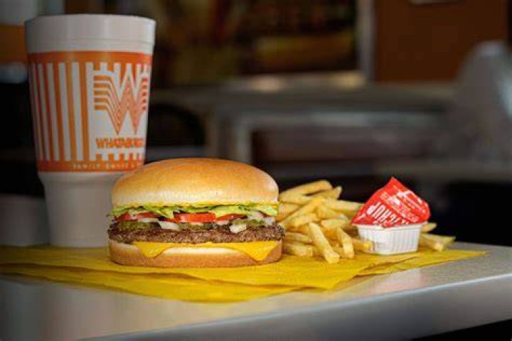 What is included in a #1 meal at Whataburger?