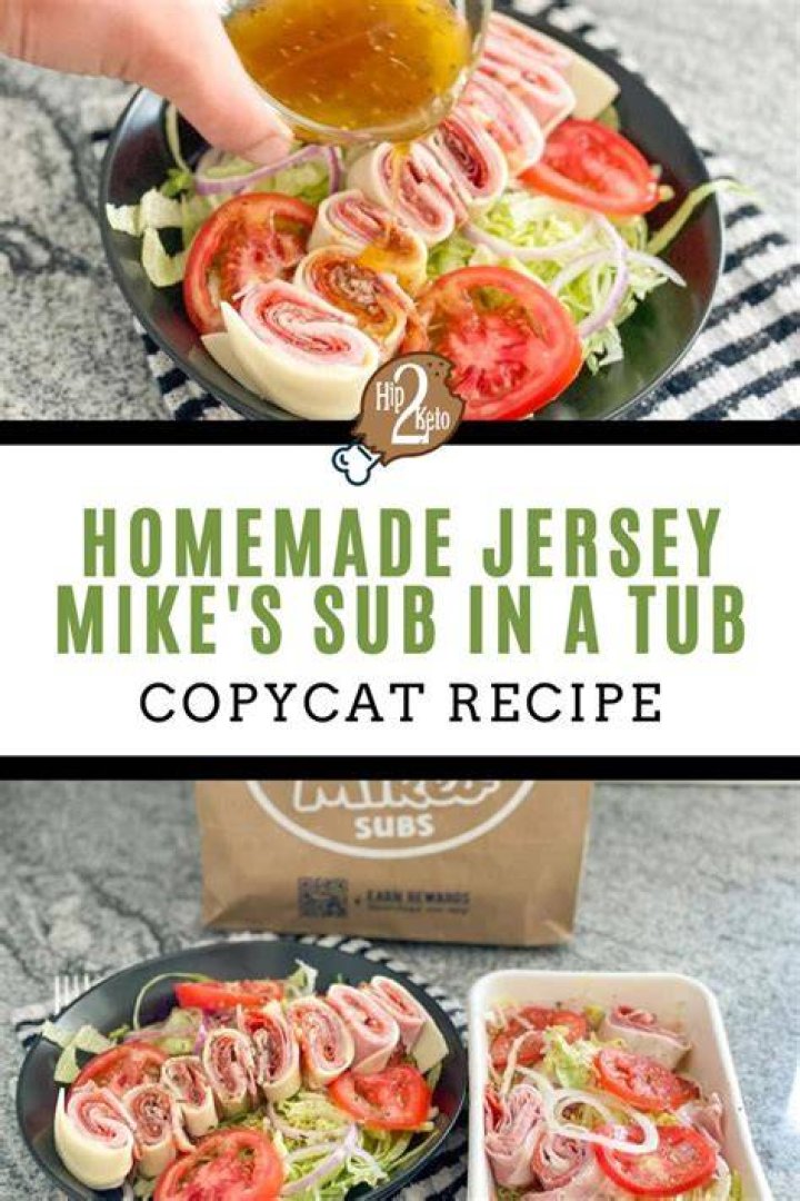 What is Jersey Mike’s sub in a tub?