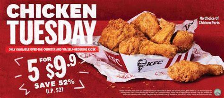 What is KFC Tuesday offer?