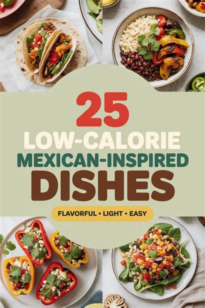 What is low calorie Mexican food?