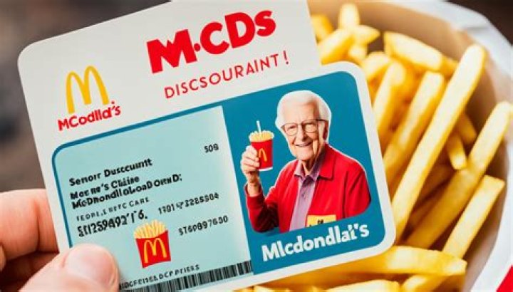 What is McDonald’s senior discount?