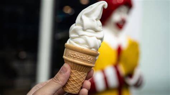 What is McDonald’s vanilla ice cream made of?