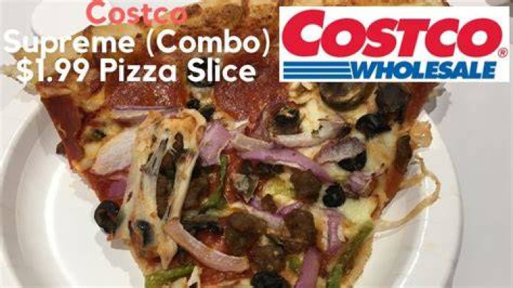 What is on a Costco combo pizza?
