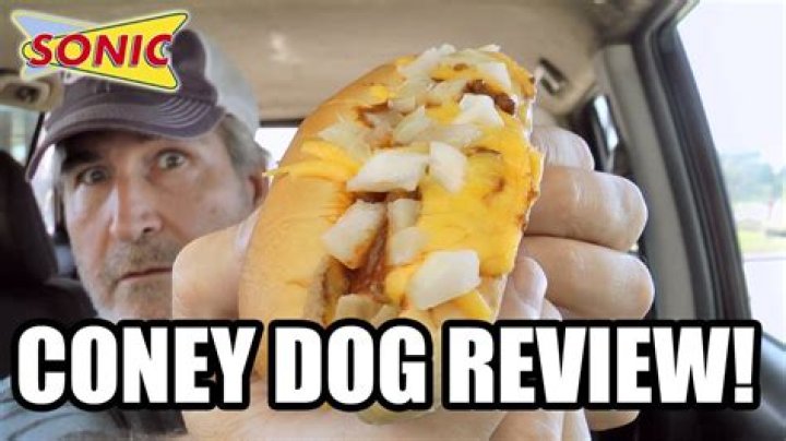 What is on a Sonic Coney dog?
