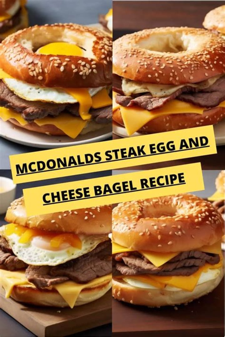 What is on McDonald’s Steak Egg and Cheese bagel?