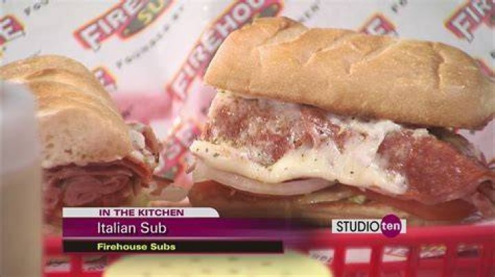 What is on the Italian sub at Firehouse Subs?