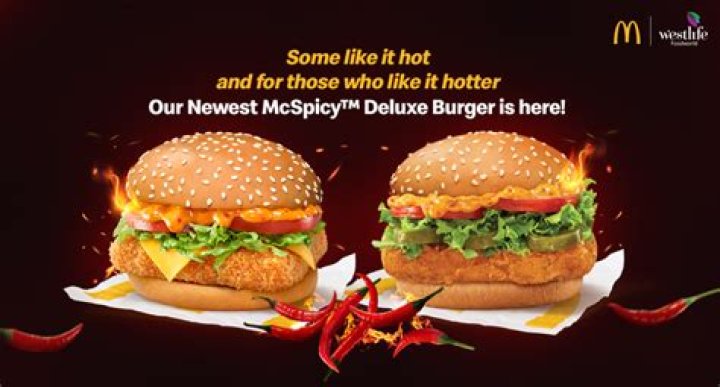 What is on the McSpicy burger?