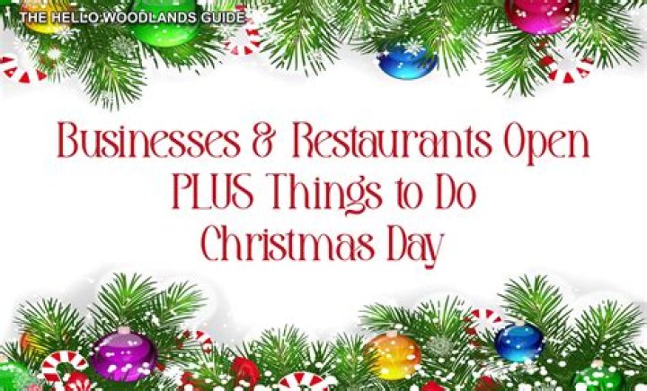 What is open in LA on Christmas Day?