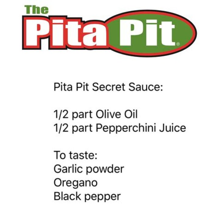What is Pita Pit secret sauce?