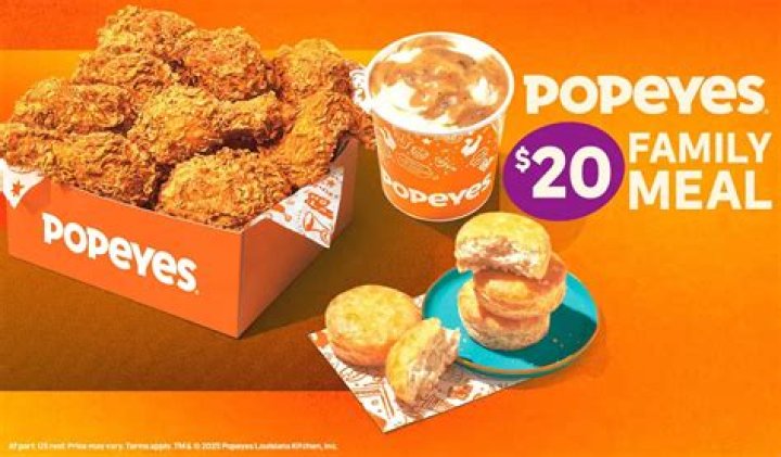 What is Popeyes $20 meal deal?