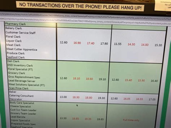 What is Publix starting pay in Florida?