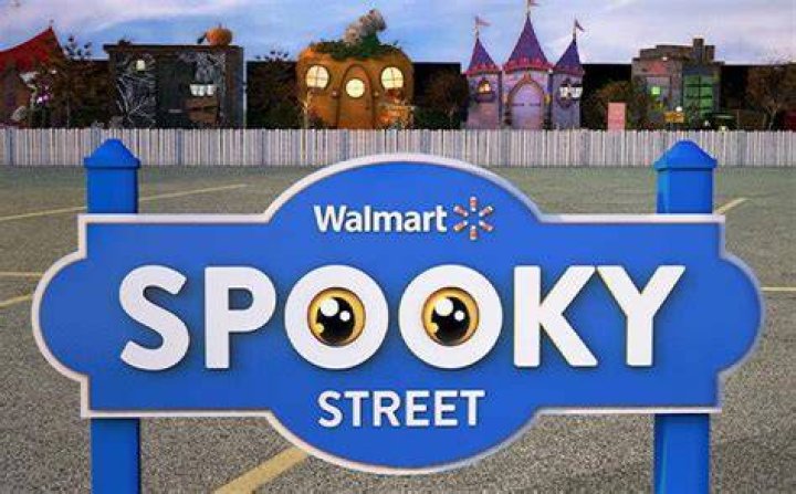 What is spooky street at Walmart?