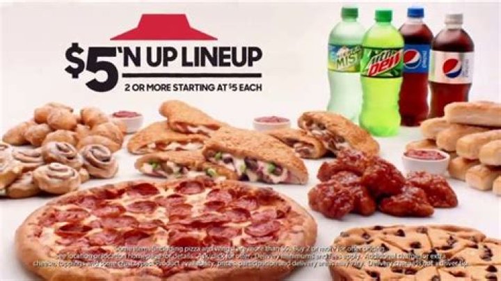 What is the 5 N up lineup Pizza Hut?