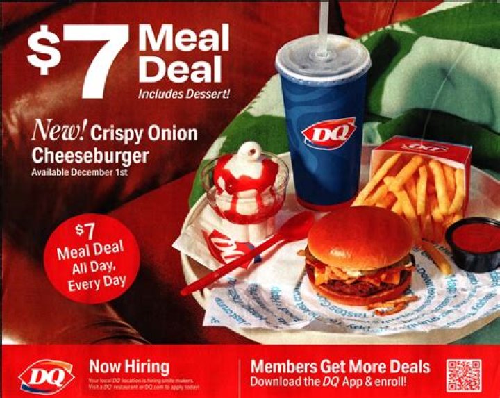 What is the $7 meal deal at Dairy Queen?