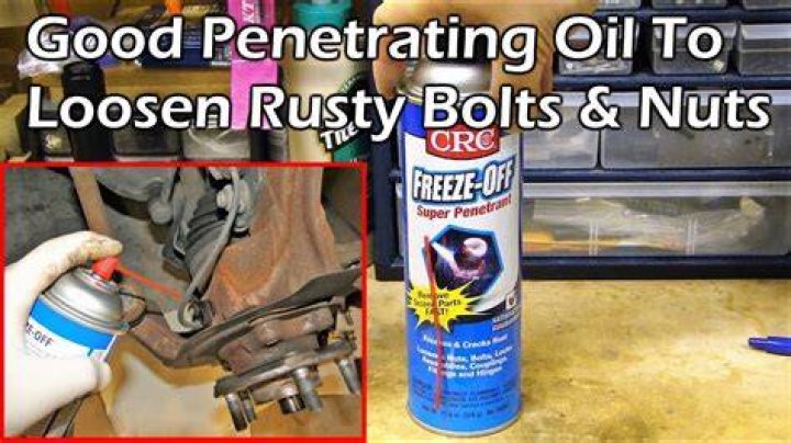 What is the best lubricant for rusted bolts?
