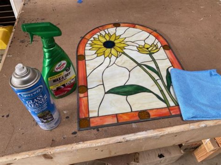What is the best way to clean stained glass?