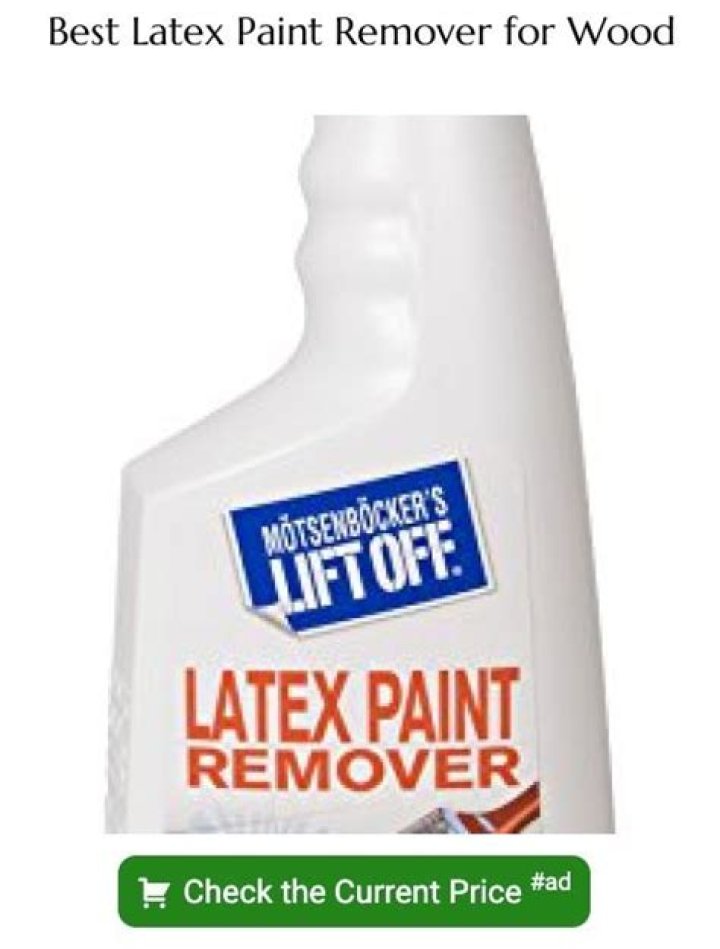 What is the best way to remove latex paint?