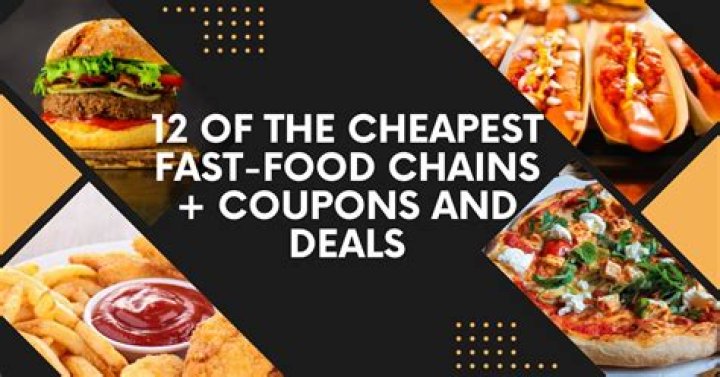 What is the cheapest fast-food chain?