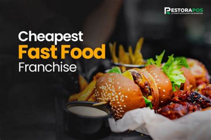 What is the cheapest fast food franchise to open?