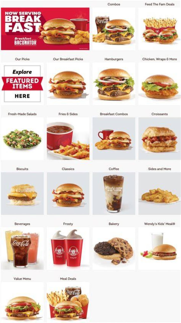 What is the cheapest item at Wendy’s?