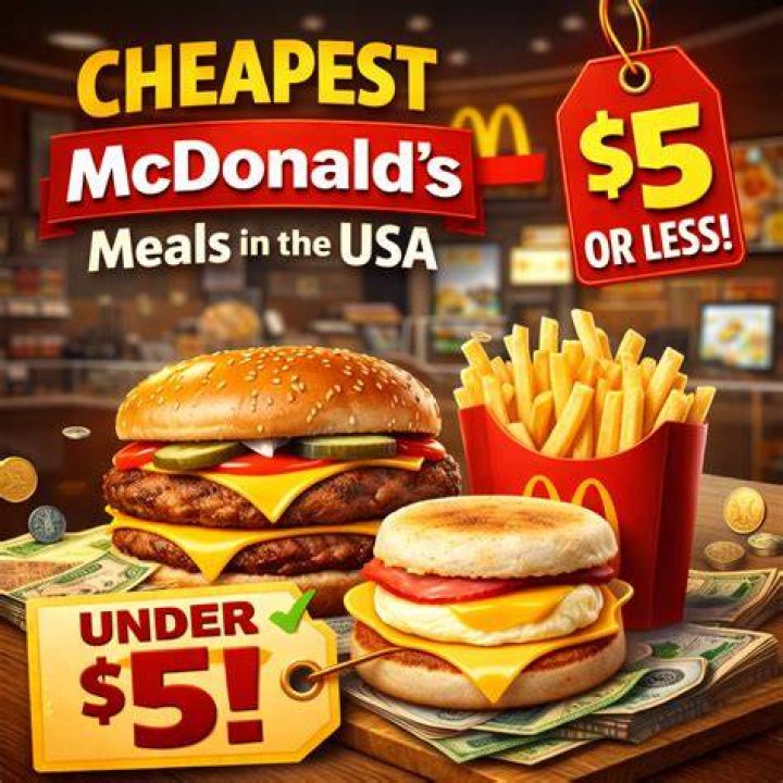 What is the cheapest Mcdonalds burger?
