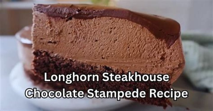 What is the chocolate stampede at LongHorn?
