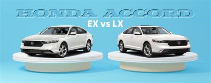What is the difference between a 2001 Honda Accord LX and EX?