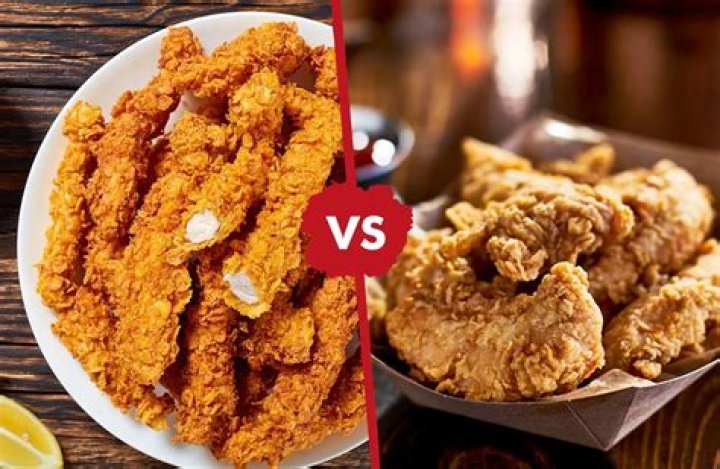 What is the difference between a chicken finger and a chicken tender?
