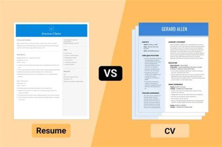 What is the difference between a CV and an application form?