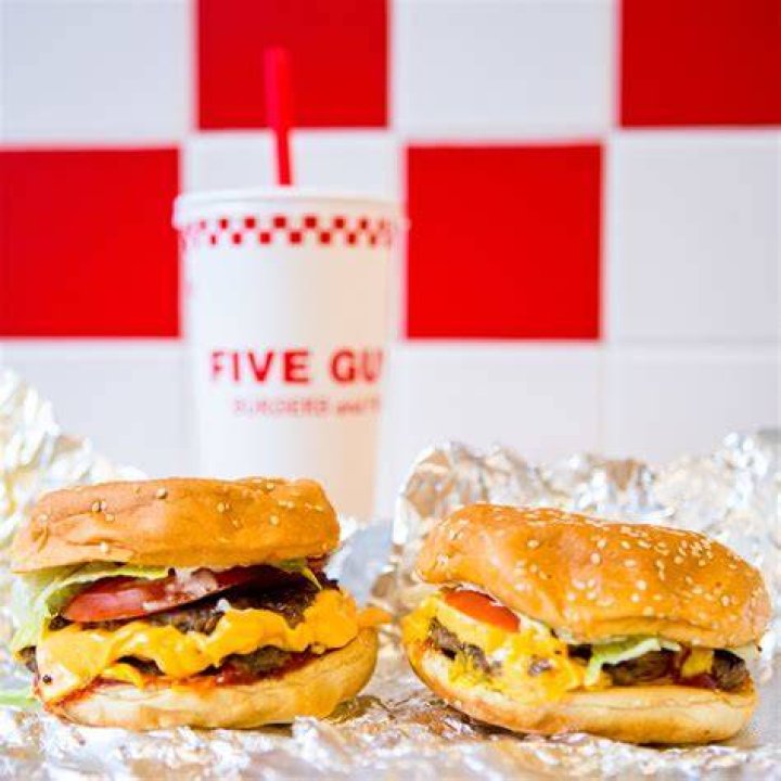 What is the difference between a Five Guys burger and a little burger?