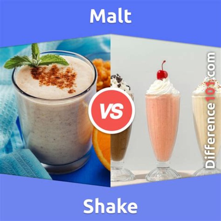What is the difference between a shake and a malt?