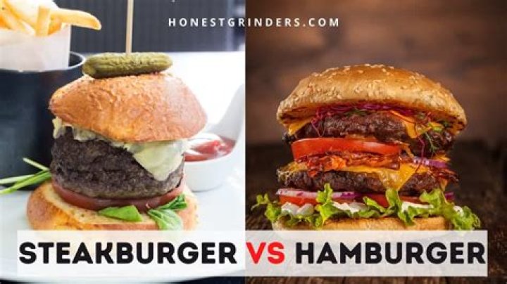 What is the difference between a steakburger and regular burger?