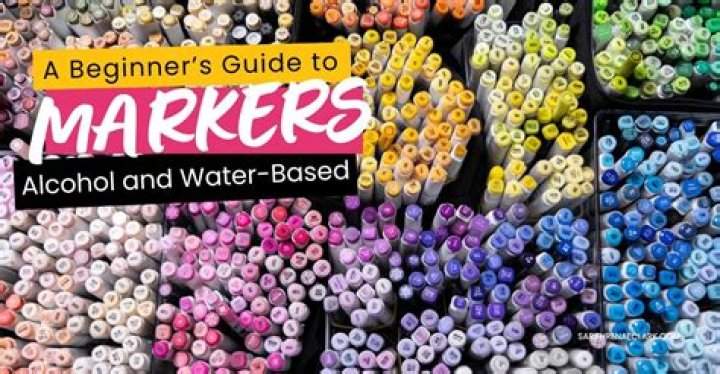 What is the difference between alcohol and water based markers?